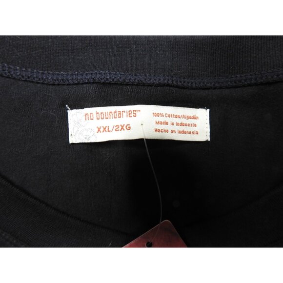 NWT Butterfly Graphic LS Layered Look Shirt Black Purple Size XXL Goth Y2K Jrs - Picture 5 of 10